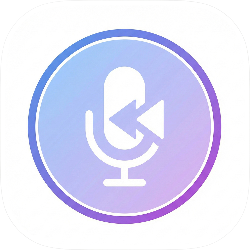ReverseRecorder 앱 아이콘